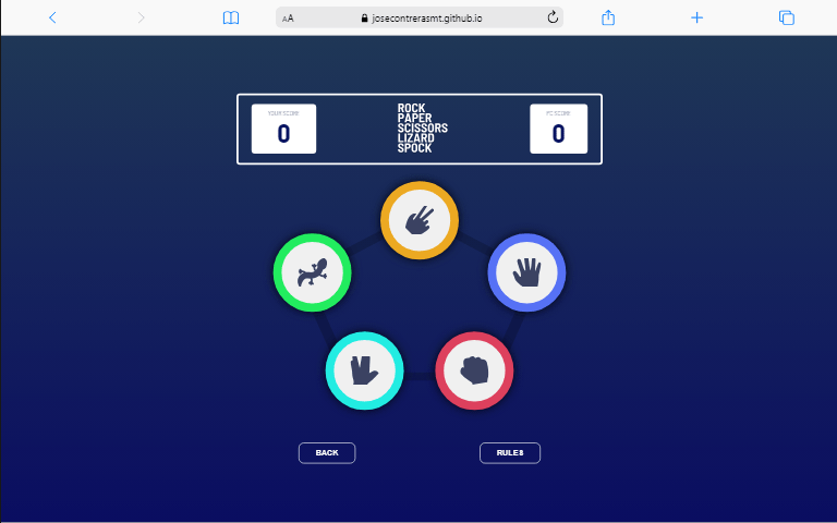 Juego Rock-Paper-Scissors