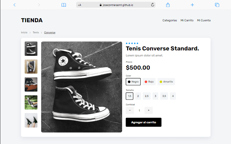 Tienda Tenis