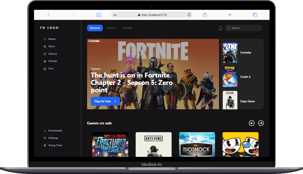 Imagen 1 de Dashboard Gamer